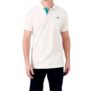 Hollister White Short Sleeve Polo Shirt
